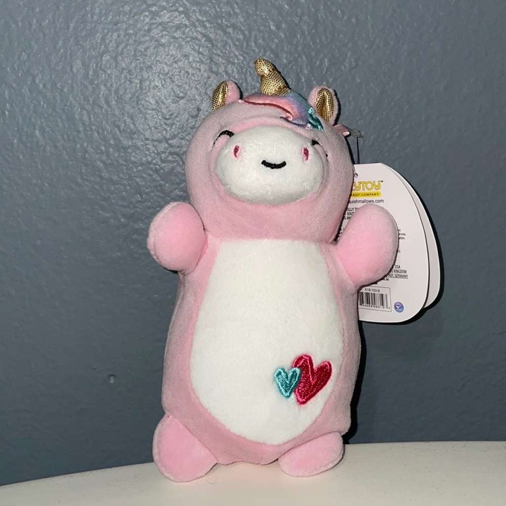 Squishmallow Hugmees 5” Ilene The Pink Unicorn Plush Stuffed Animal NWT